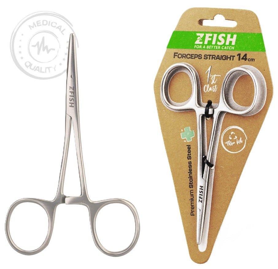 Zfish Forceps Straight 10cm