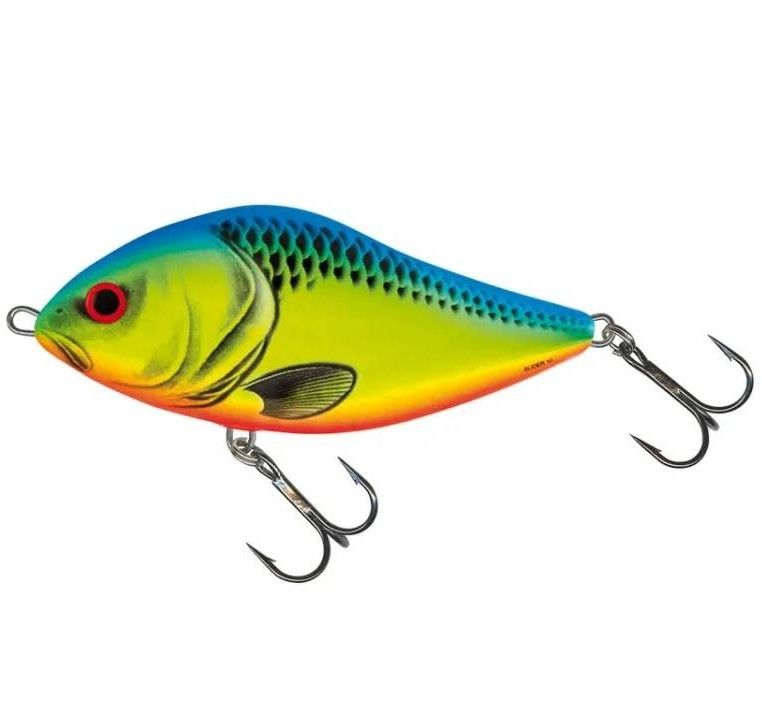 Salmo Slider Sinking 5cm/8g Chartreuse Blue