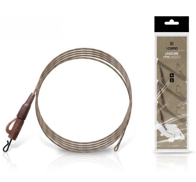 Delphin sCAMO Leadcore + PinC WOODZ 3x