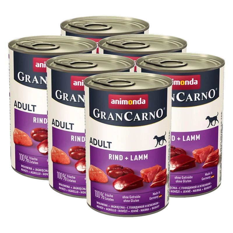 Animonda GranCarno Original Adult govedina i janjetina - 6 x 400g