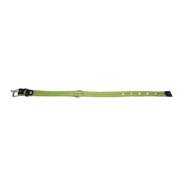 Pamukasti reflektirajući ovratnik - 30 - 40cm, 20mm - zeleni