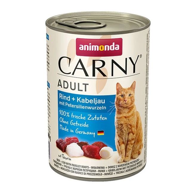 Animonda Carny Adult govedina, oslić i korijen peršuna - 400 g