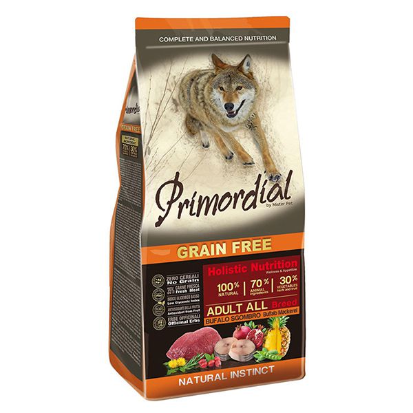 Primordial GF Adult Buffalo & Mackerel 12kg