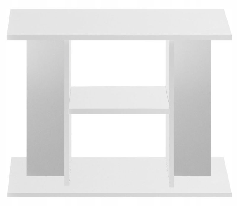 Stol BUDGET Diversa - 80x35x60cm, RAVAN, BIJELI