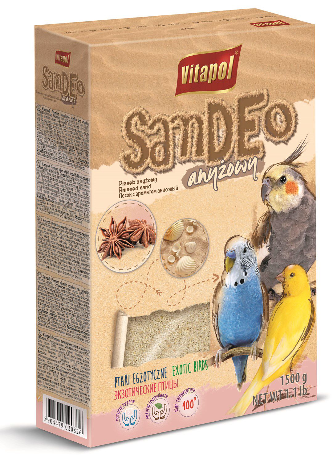 Vitapol - pijesak s anisom za ptice - 1,5kg