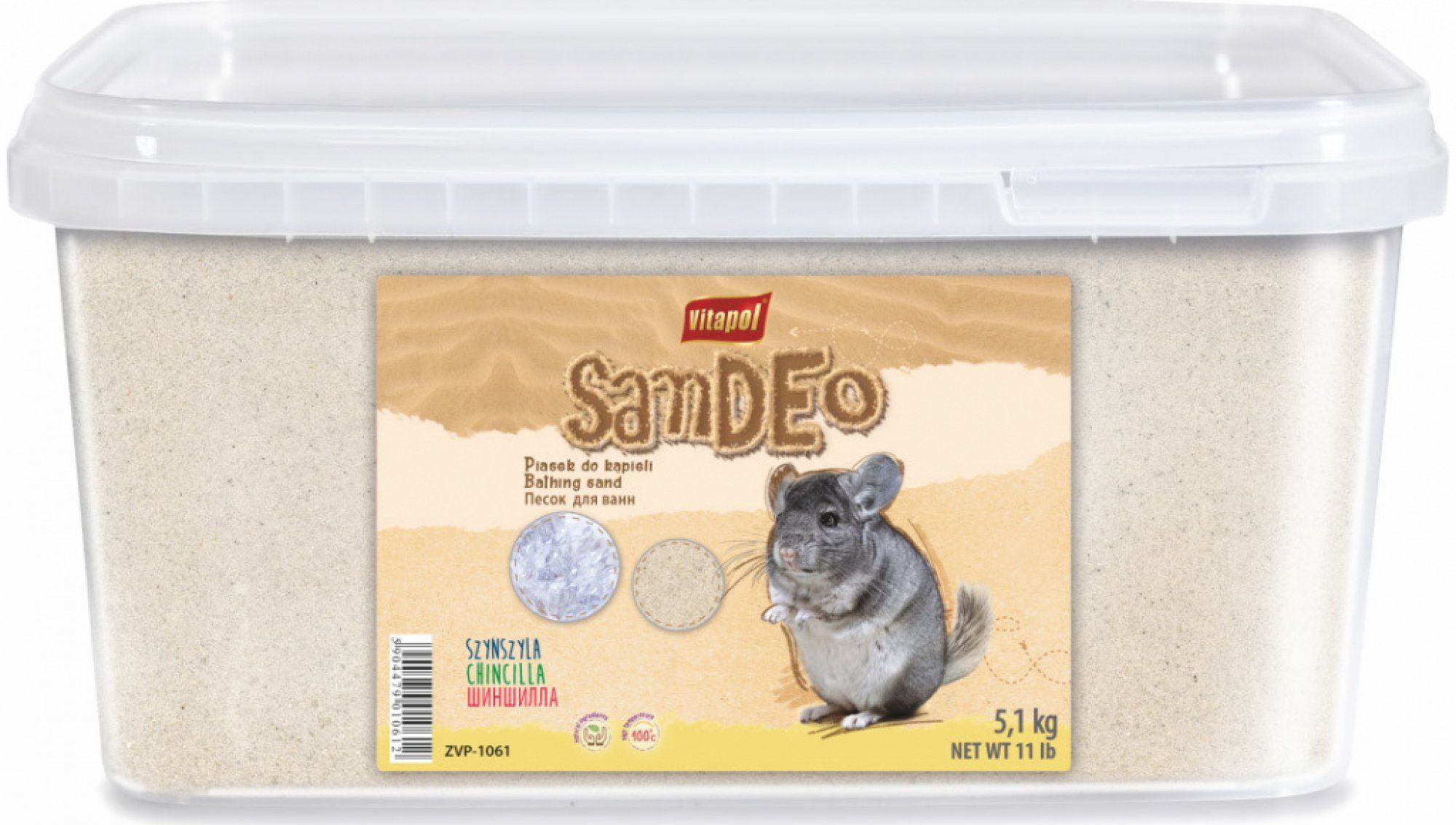 Vitapol - pijesak za kupanje za glodavce - 5,1kg