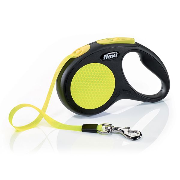 Flexi povodac New Neon S do 15kg - 5m trak