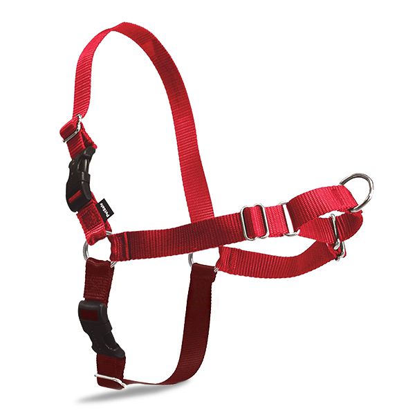 Postroj protiv povlačenju EasyWalk Harness - L, crveni