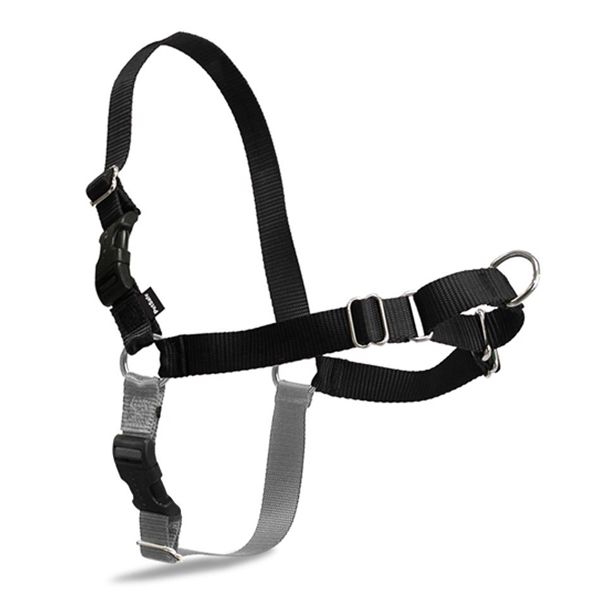 Postroj protiv povlačenju EasyWalk Harness - XL, crni
