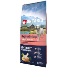 ONTARIO Weight Control Large - turkey & potatoes 12kg
