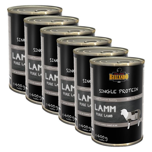 BELCANDO Single Protein - Lamb, 6 x 400g
