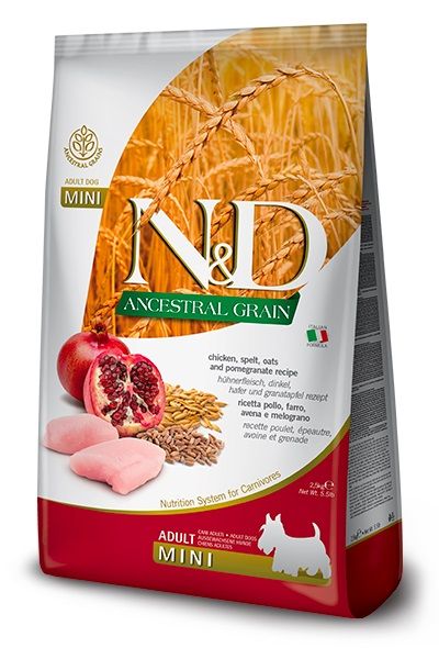 Farmina N&D dog LG ADULT MINI Piletina & Granat 7 kg