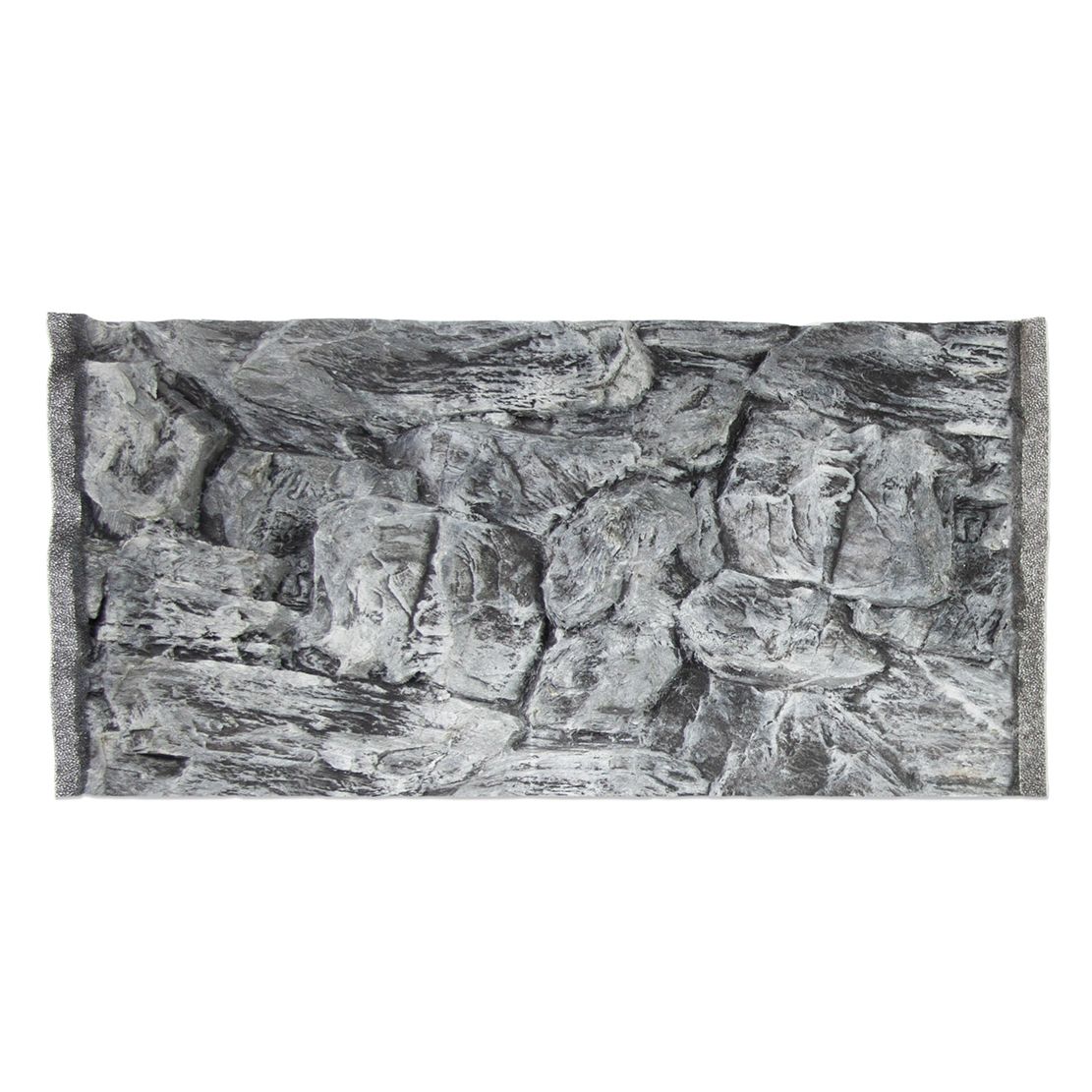 3D pozadina za akvarij 80x40cm - STIJENA SIVA