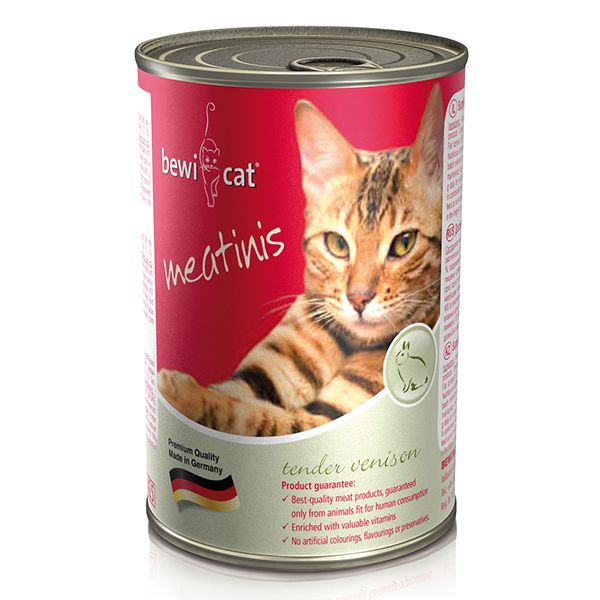Konzerva BEWI CAT Meatinis WILD, 400g