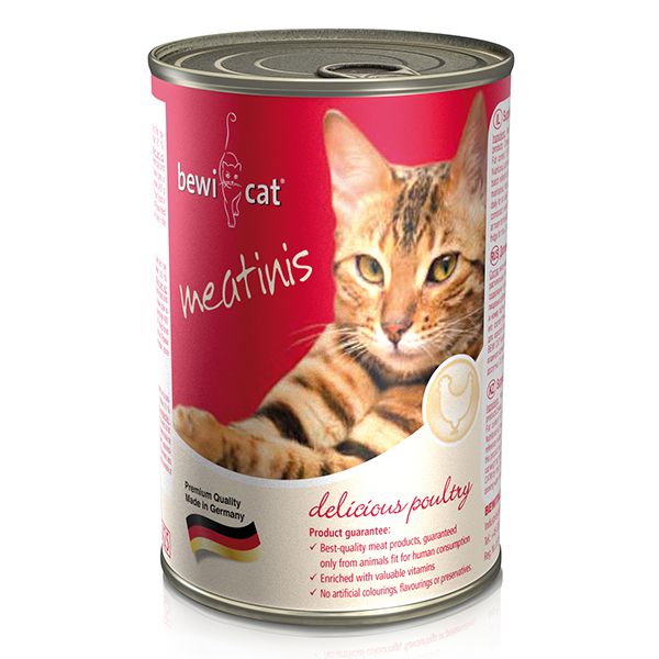 Konzerva BEWI CAT Meatinis PILETINA, 400g