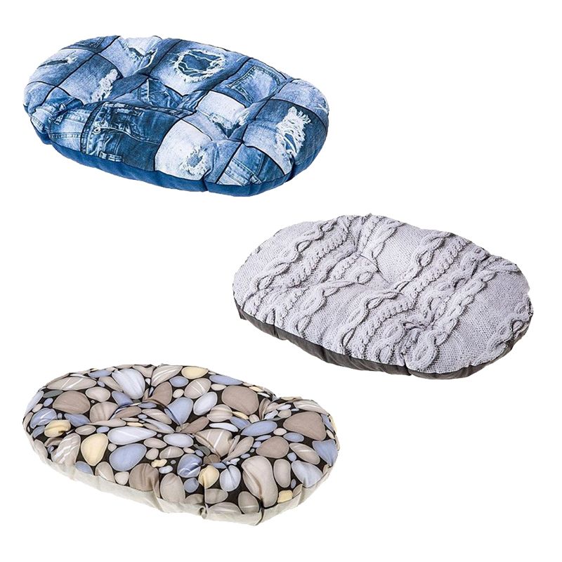 Jastuk za pse RELAX C 45/2 s printom - ovalni, 43 x 30cm