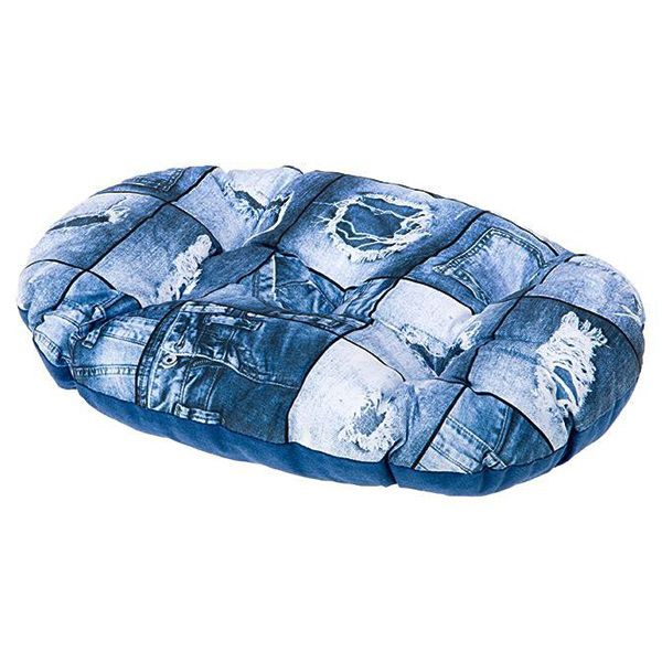 Jastuk za pse RELAX C 89/10 s printom - ovalni, 85 x 55cm