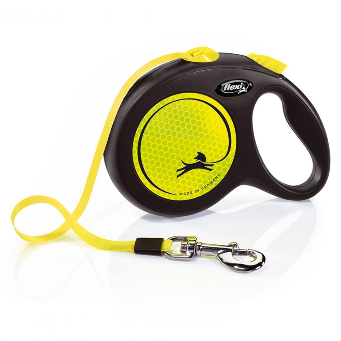 Flexi povodac New Neon L do 50 kg - 5 m trakcija