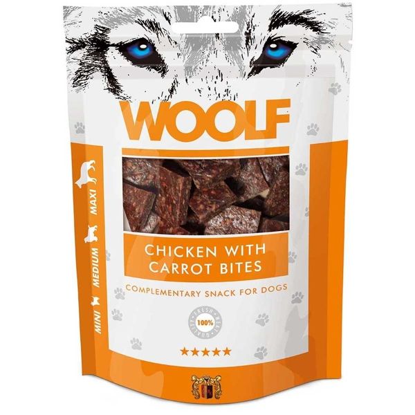WOOLF Piletina s mrkvom Grickalice 100g