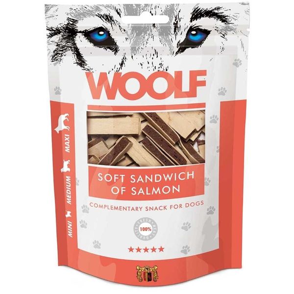 WOOLF Soft Sandwich od lososa 100g