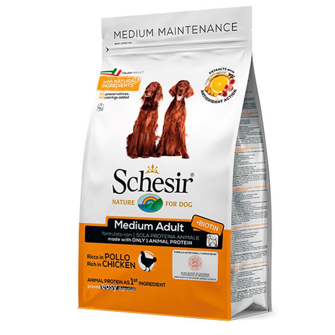 Schesir dog Medium Adult - Piletina s rižom 3 kg