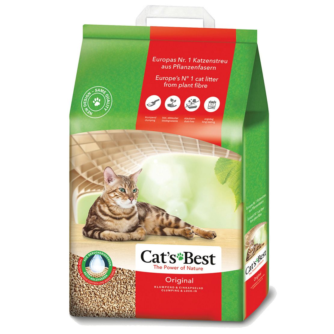 Slojna podloga za WC koja se grudva - Cats Best Original 20L