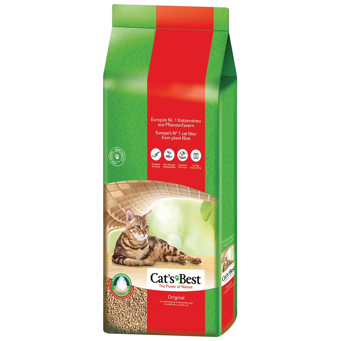 Slojna za WC koja se grudva - Cats Best Original 40L