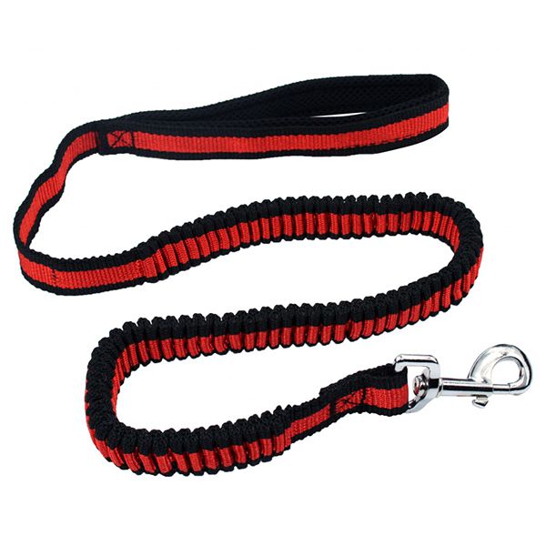 Bungee povodac crveno-crni, L