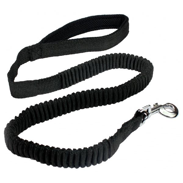 Bungee povodac crni, L