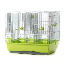 Kavez za ptice MESSI krom - 54 x 39 x 47 cm CRNA