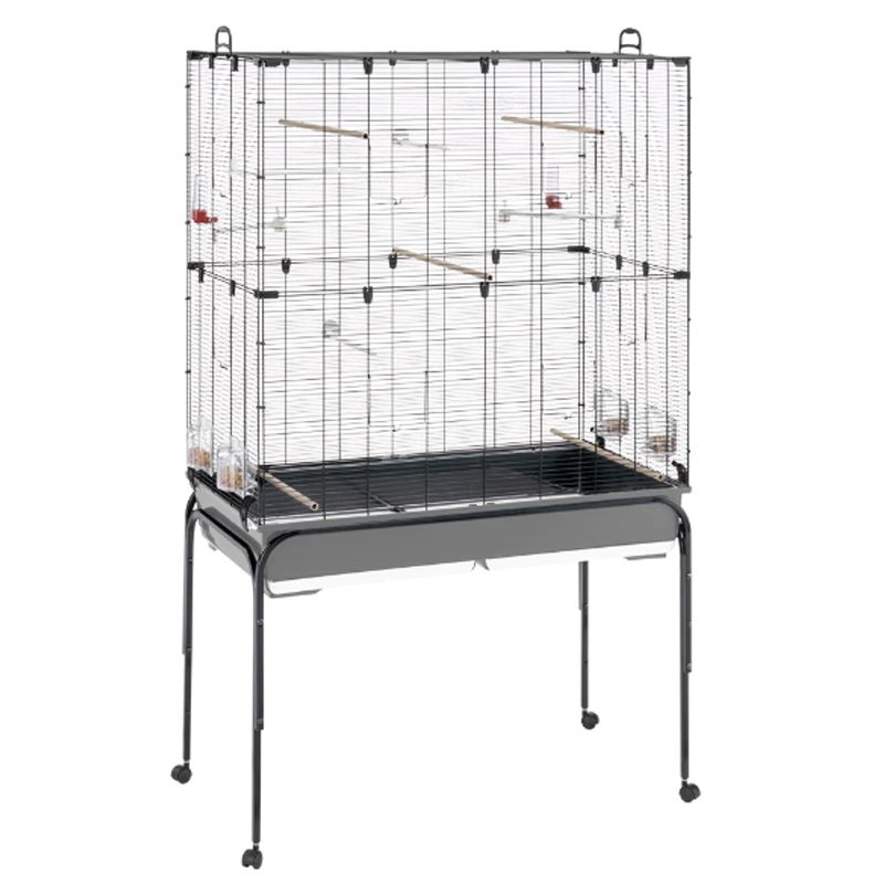 Velika kavez za ptice Ferplast PLANETA crna - 99,5 x 53 x 170 cm