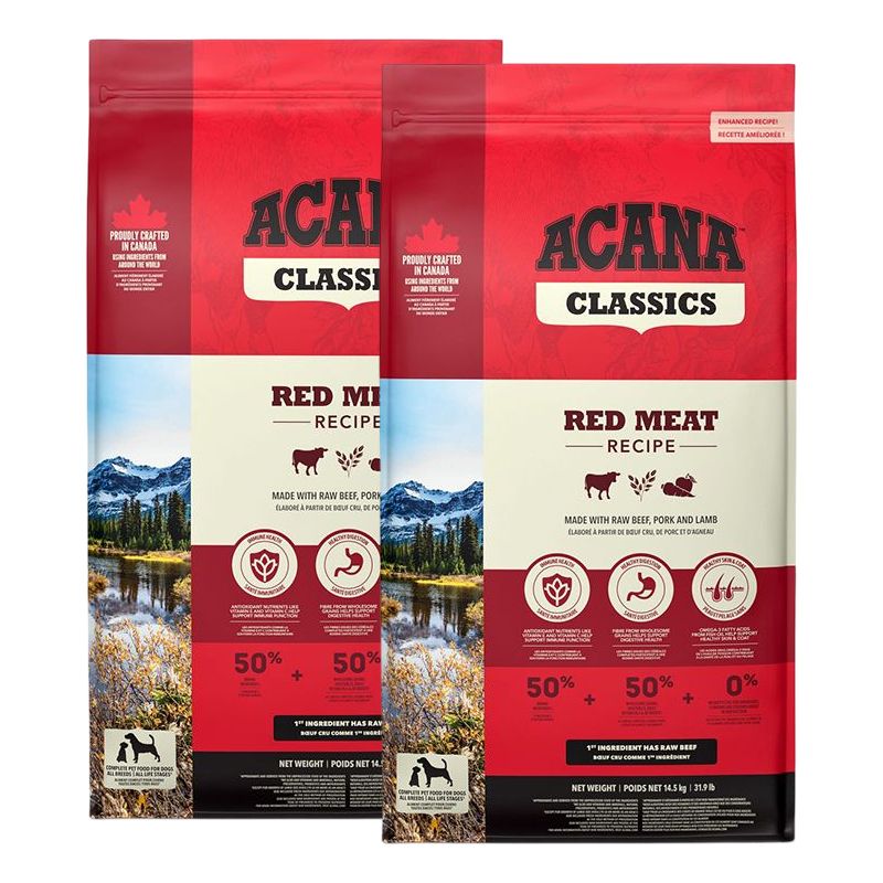 ACANA Classics Red Meat Recipe 2 x 14,5kg