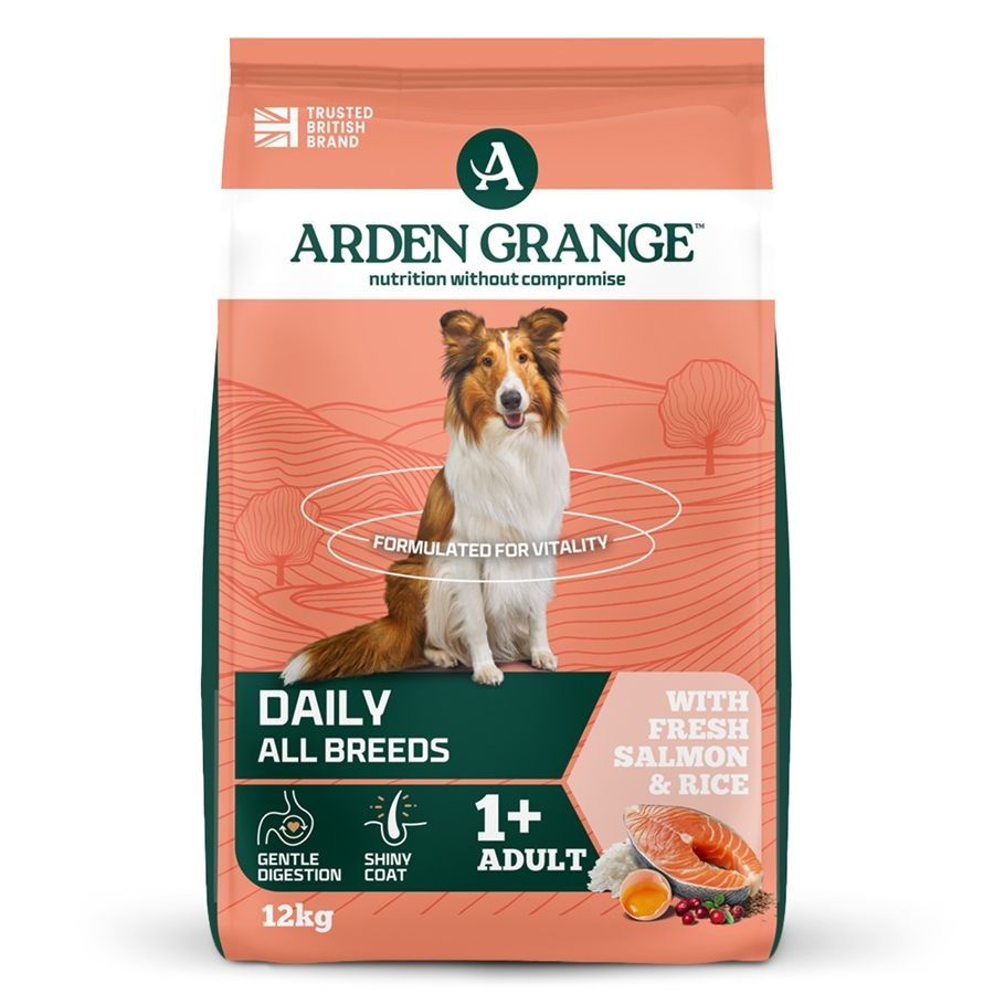 ARDEN GRANGE Adult fresh salmon & rice 12 kg