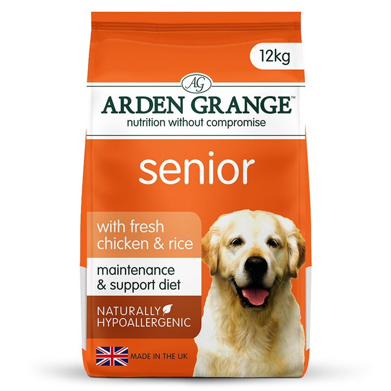 ARDEN GRANGE Senior with fresh chicken & rice 12 kg