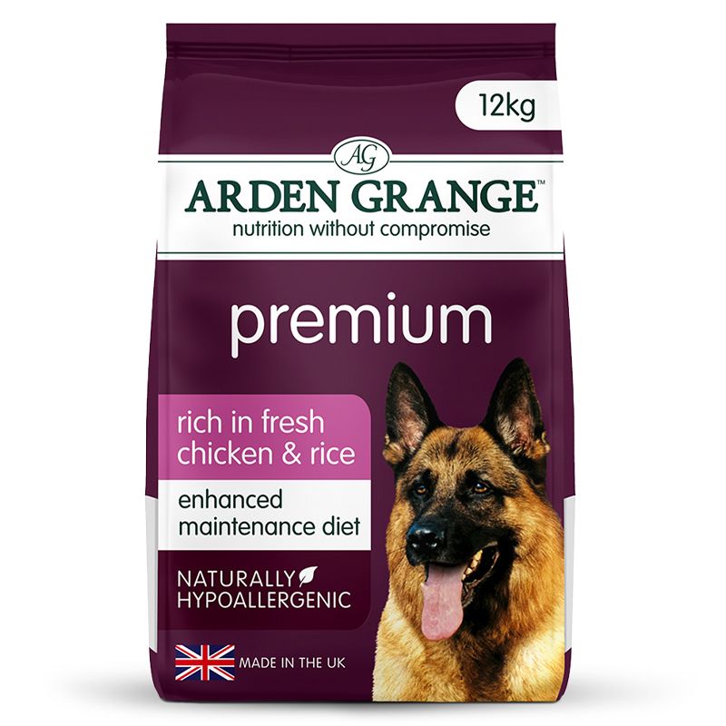 ARDEN GRANGE Premium rich in fresh chicken & rice 12 kg