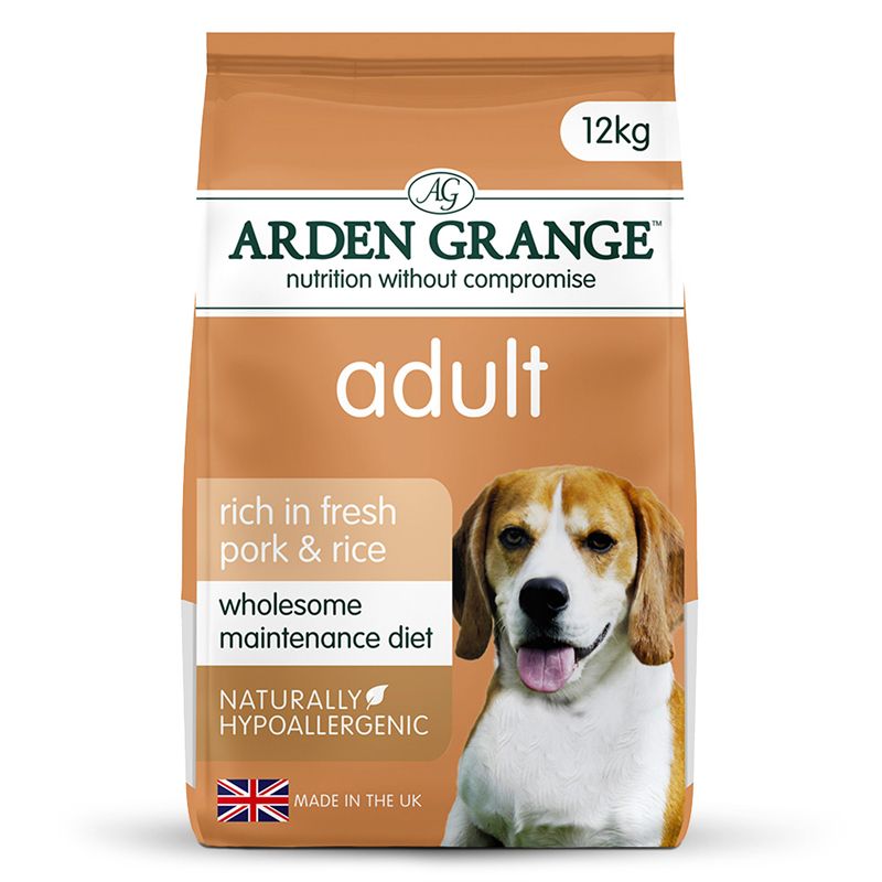 ARDEN GRANGE Adult rich in fresh pork & rice 12 kg