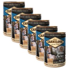 Carnilove Wild Meat Salmon & Turkey 6 x 400 g