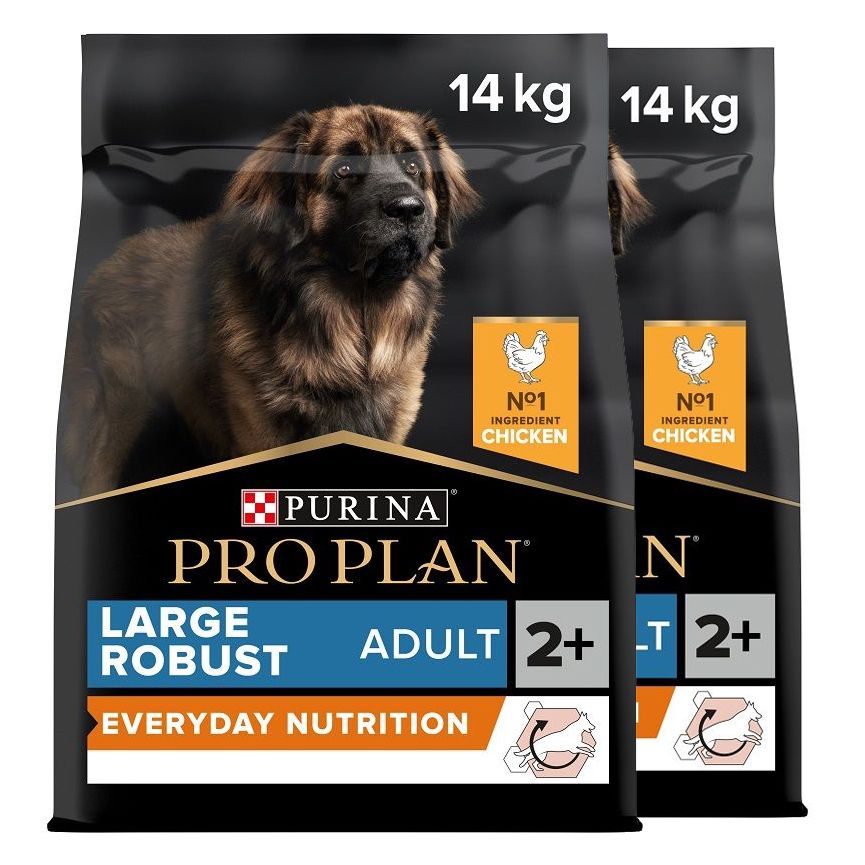 PRO PLAN LARGE ADULT Robust Everyday Nutrition piletina 2 x 14 kg