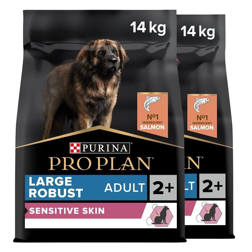 PRO PLAN LARGE ADULT Robust Sensitive Skin losos 2 x 14 kg