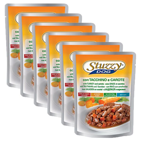 Stuzzy Dog - puretina i mrkva, 6 x 100 g