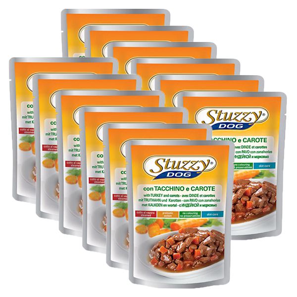 Stuzzy Dog - puretina i mrkva, 12 x 100 g