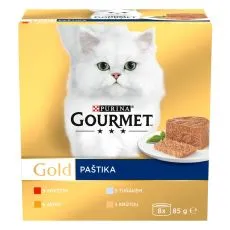 Konzerva GOURMET GOLD pa&scaron;teta, 8 x 85 g