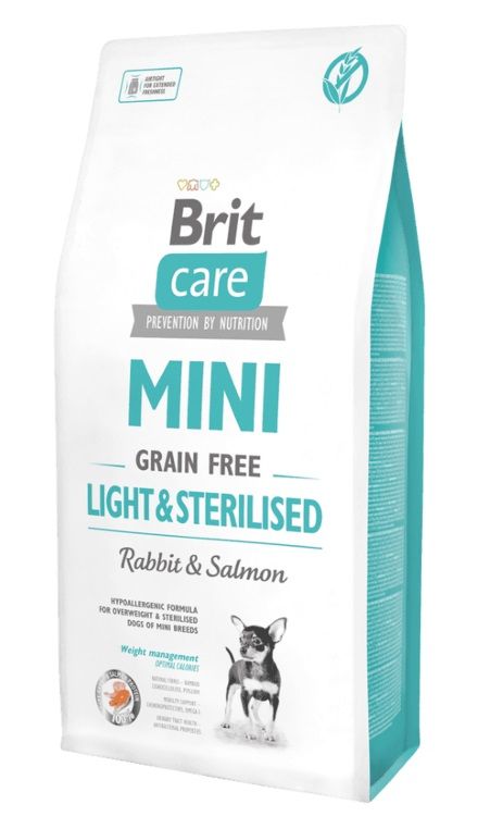 Brit Care Mini Grain Free Light & Sterilised 7 kg