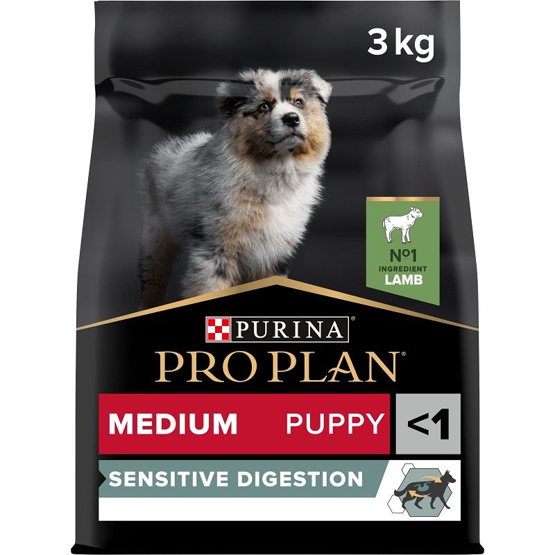 PRO PLAN MEDIUM PUPPY Sensitive Digestion janjetina 3kg