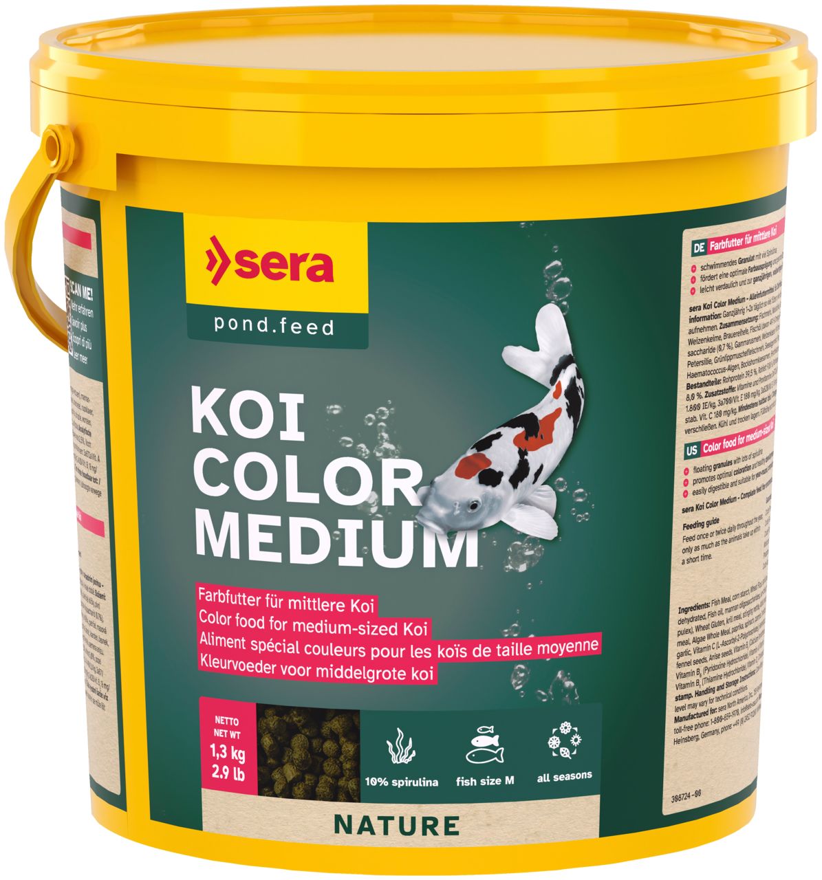 sera KOI COLOR MEDIUM 3,8 L