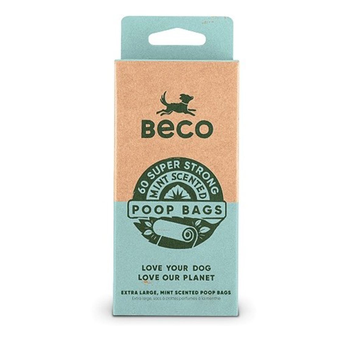 Beco Bags ekološke vrećice, 60 kom PEPPERMINT