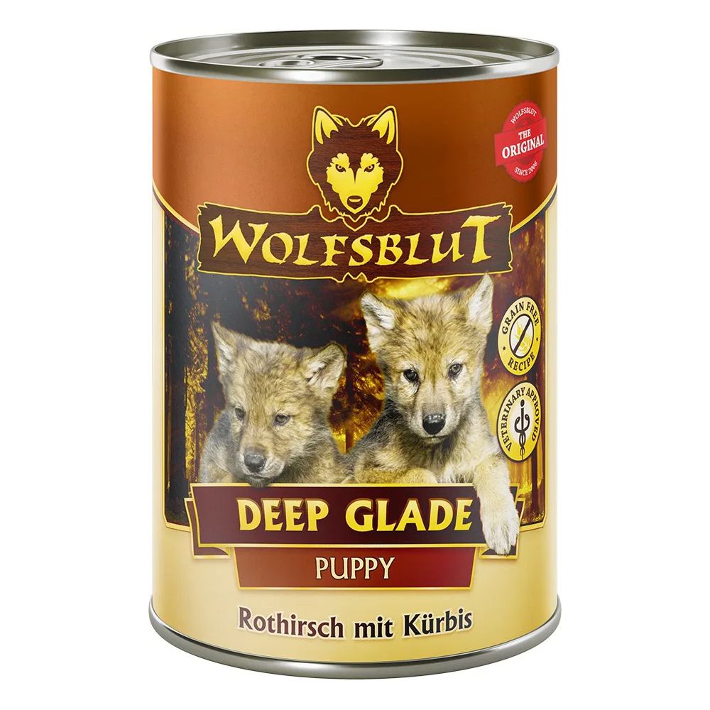 Konzerva WOLFSBLUT Deep Glade PUPPY, 395 g