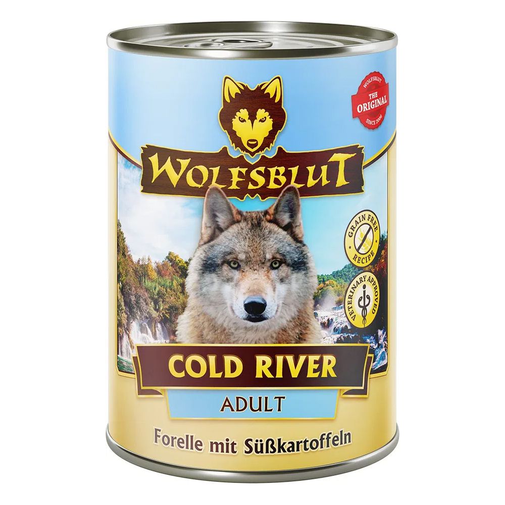 Konzerva WOLFSBLUT Cold River, 395 g