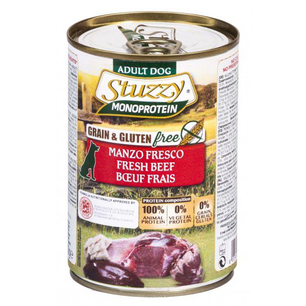 Konzerva STUZZY Pasja Monoprotein - govedina, 400g