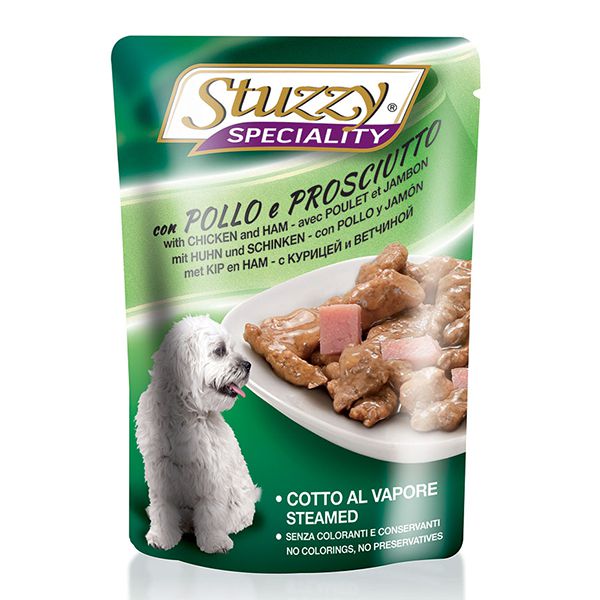 Stuzzy Speciality Dog - piletina s šunkom, 100 g